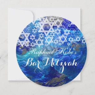 PixDezines/mod sterren/Bar Mitzvah Kaart