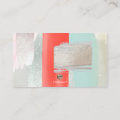 PixDezines Moderne Aquarelle Coral Cartes de Place (Dos)