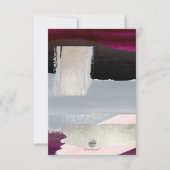 PixDezines Moderne aquarelle Dahlia Détails Cartes (Dos)