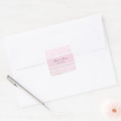 PixDezines moiré mariage damassé autocollants (Enveloppe)