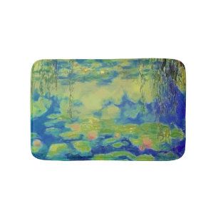 PixDezines monet waterlelvijver bij giverny Badmat