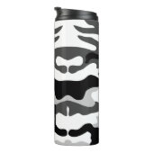 PixDezines Monogram Arctic Snow Camouflage Thermosbeker (Geroteerd rechts)