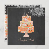 PixDezines Monogram rijst Kaart (Voorkant / Achterkant)