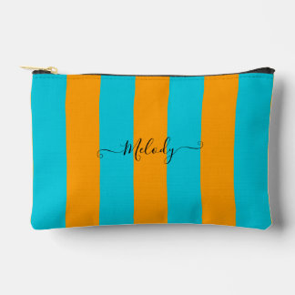 PixDezines Monogram Streep Turkoois Sinaas Etui