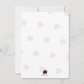 PixDezines MONSTERA BEWAAR DE DATUM Save The Date (Achterkant)