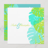 PixDezines Monstera Foliage/DIY-kleur Kaart (Voorkant / Achterkant)