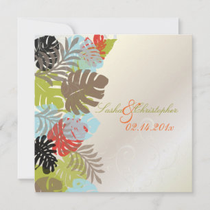 PixDezines Monstera, Tropisch Loof+Kronkels Kaart