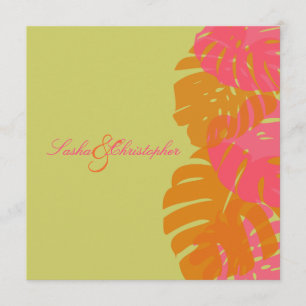 PixDezines Monstera, Tropische olievlek Kaart