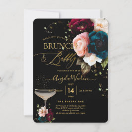 PixDezines Moody Botanical Brunch Bubble Kaart