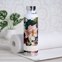PixDezines Moody Botanische DIY Achtergrond Waterfles