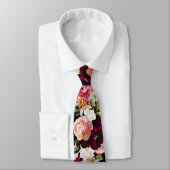 PixDezines Moody Fresh Flowers DIY Achtergrond Stropdas (Gebonden)