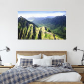 PixDezines napali kust Canvas Afdruk (Insitu (Slaapkamer))