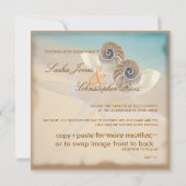 PixDezines nautilus, dikke uitnodigingen (Achterkant)