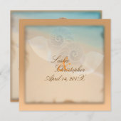 PixDezines nautilus, dikke uitnodigingen (Voorkant / Achterkant)