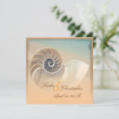 PixDezines NAUTILUS-INVITATIES Kaart (Staand voorkant)