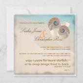 PixDezines NAUTILUS-INVITATIES Kaart (Achterkant)