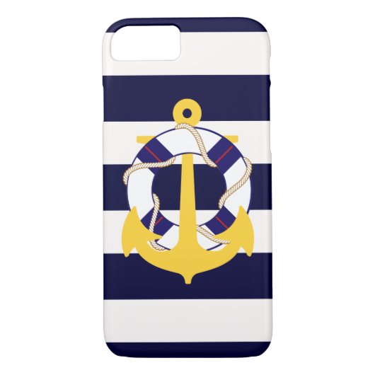 PixDezines nautisch/anker/diy kleur Case-Mate iPhone Case (Achterkant)