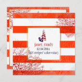 PixDezines nautische ankers+lifesavers+vuurtoren Kaart (Voorkant / Achterkant)