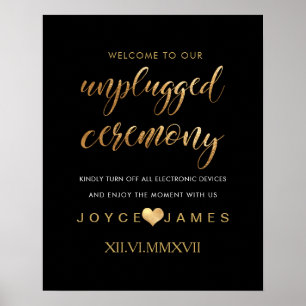 PixDezines Nepgoud/DIY #UNPLUGGED CEREMONIE Poster