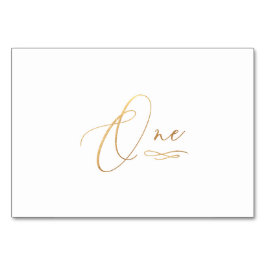 PixDezines Nepgoud Romantische Calligrafie Eén 1 Kaart