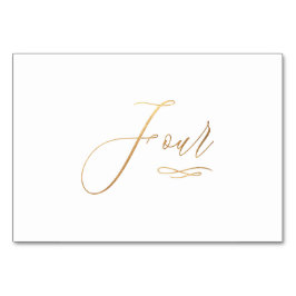 PixDezines Nepgoud Romantische Calligrafie Vier 4 Kaart