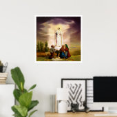 PixDezines Notre-Dame de Fatima affiche (Bureau à domicile)