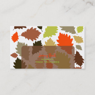 PixDezines Oak Leaves/Tree Trimmers/DIY achtergron Visitekaartje