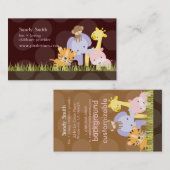 PixDezines-Oerwoud van Fun Daycare, aangepaste kle Visitekaartje (Voorkant / Achterkant)