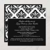 PixDezines Olivia Damask Kaart (Voorkant / Achterkant)