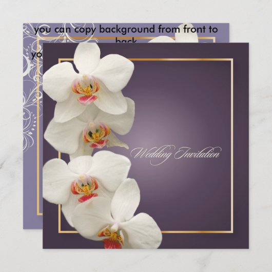 PixDezines orchideeën/phalaenopsis Kaart (Voorkant / Achterkant)