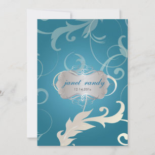 PixDezines Ornamental Leaves + Swirls Kaart