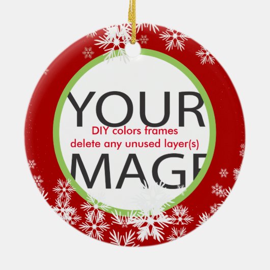 PixDezines - Ornement photo personnalisé/couleurs  (Dos)