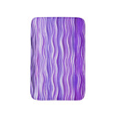 PixDezines Paarse golven Badmat (Voorkant Verticaal)