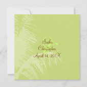 PixDezines palmfels/kokosbladeren/dij kleuren Kaart (Voorkant)