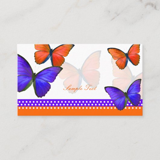 PixDezines Papillon/mitzvah cartes de place (Devant)