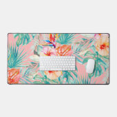 PixDezines Paradis tropical Motif botanique (Clavier et souris)