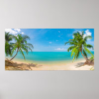 PixDezines Paradise/Panoramisch Uitzicht Tropical