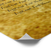 PixDezines parchment/chadeliers/seatgrafiek Poster (Hoek)