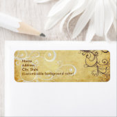 PixDezines Parelachtige wervelingen Etiket (Insitu)