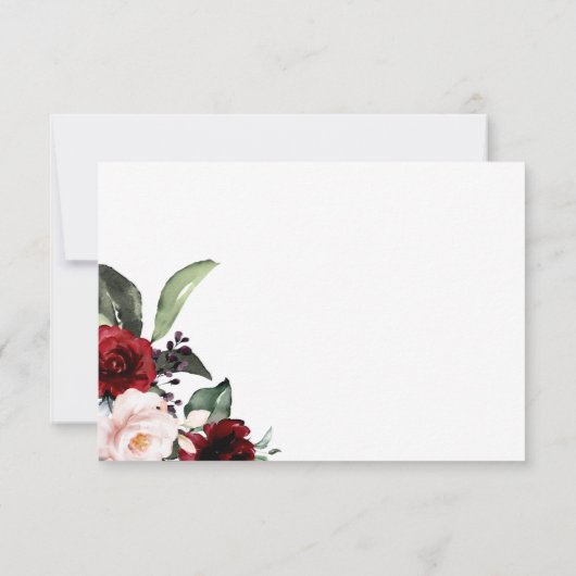 PixDezines Passionate Blooms DÉTAILS CARTES (Dos)