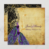 PixDezines  pauock+lace+filigree zwemmen Kaart (Voorkant / Achterkant)