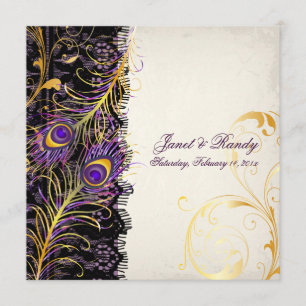 PixDezines pauock pizzazz, filigree+swirls+black l Kaart