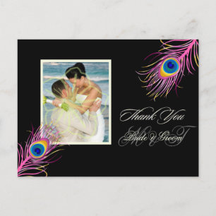 PixDezines pauw bedankt u/DIY achtergrondkleur Briefkaart