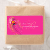 PixDezines pauw/DIY achtergrond kleur Etiket (Insitu)