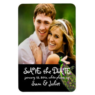 PixDezines pauw foto opslaan datum/DIY kleur + let Magneet