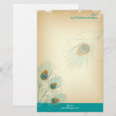 PixDezines pauw, SEO/DIY-kleur Briefpapier (Voorkant / Achterkant)