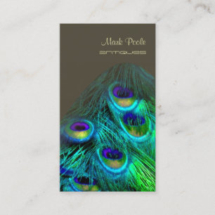 PixDezines pauwveer/psychedelisch Visitekaartje