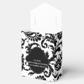 PixDezines pavo damast/DIY kleur Bedankdoosjes (Geopend)