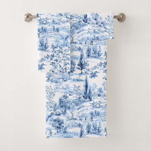 PixDezines Paysage Chinoiserie, Bleu (En situation)