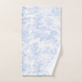 PixDezines Paysage Chinoiserie, Bleu Clair (Serviette à main)